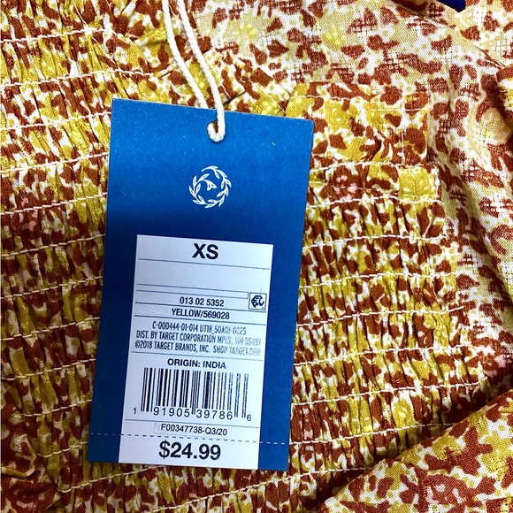 Universal Thread Top Puff Sleeve Prairie Shirt New with Tags Size XS - Picture 13 of 15